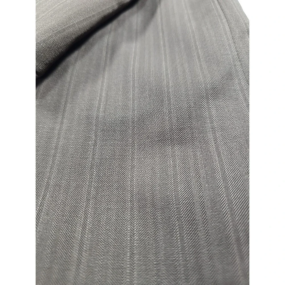 Canali Italy Super 120 Brown Pinstripe Bold Jacket Coat 52 L